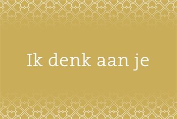 Ik denk aan je neutraal