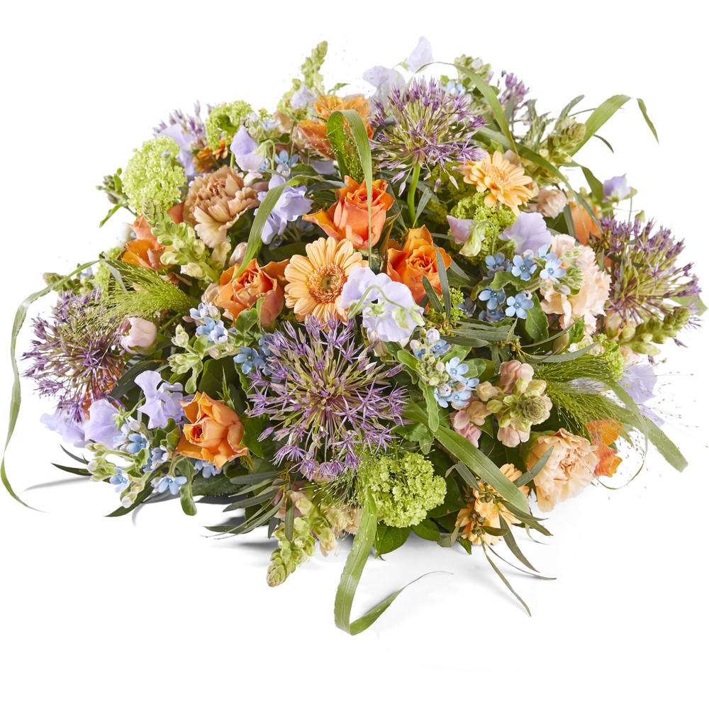 Soft spring funeral arrangement