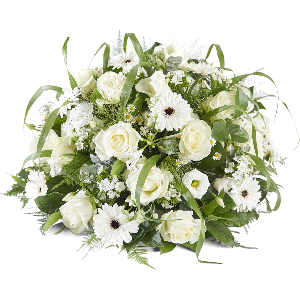Modest funeral arrangement