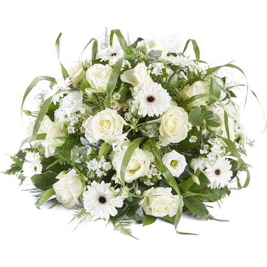 Modest funeral arrangement