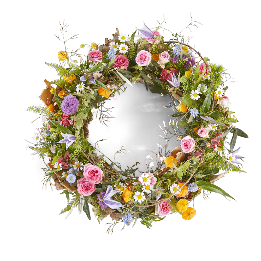 I miss you funeral wreath