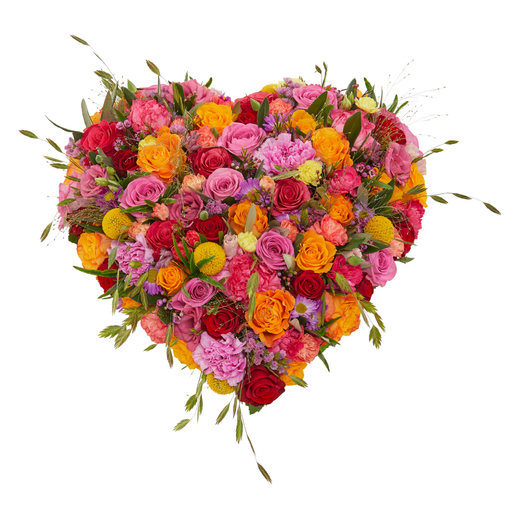 Warm heart funeral arrangement