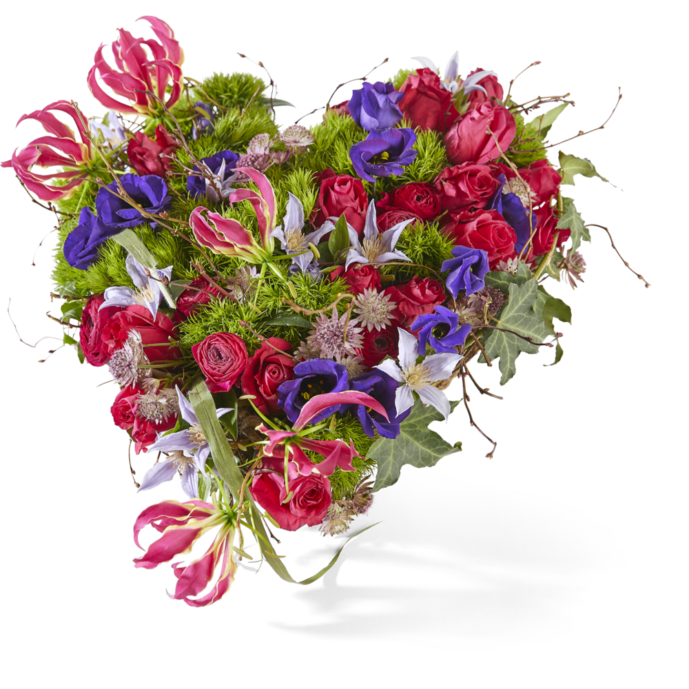 Loving funeral arrangement
