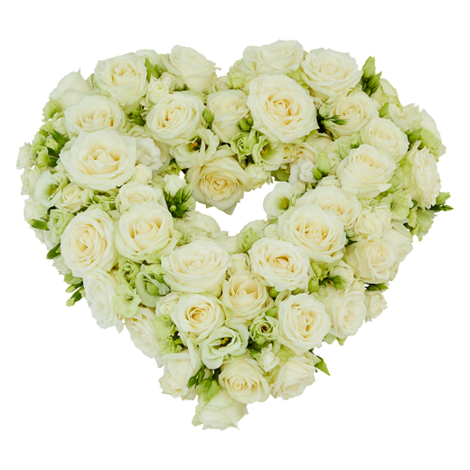 Open heart funeral arrangement