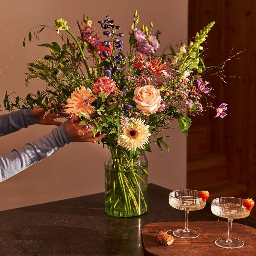 Gaily pastel bouquet