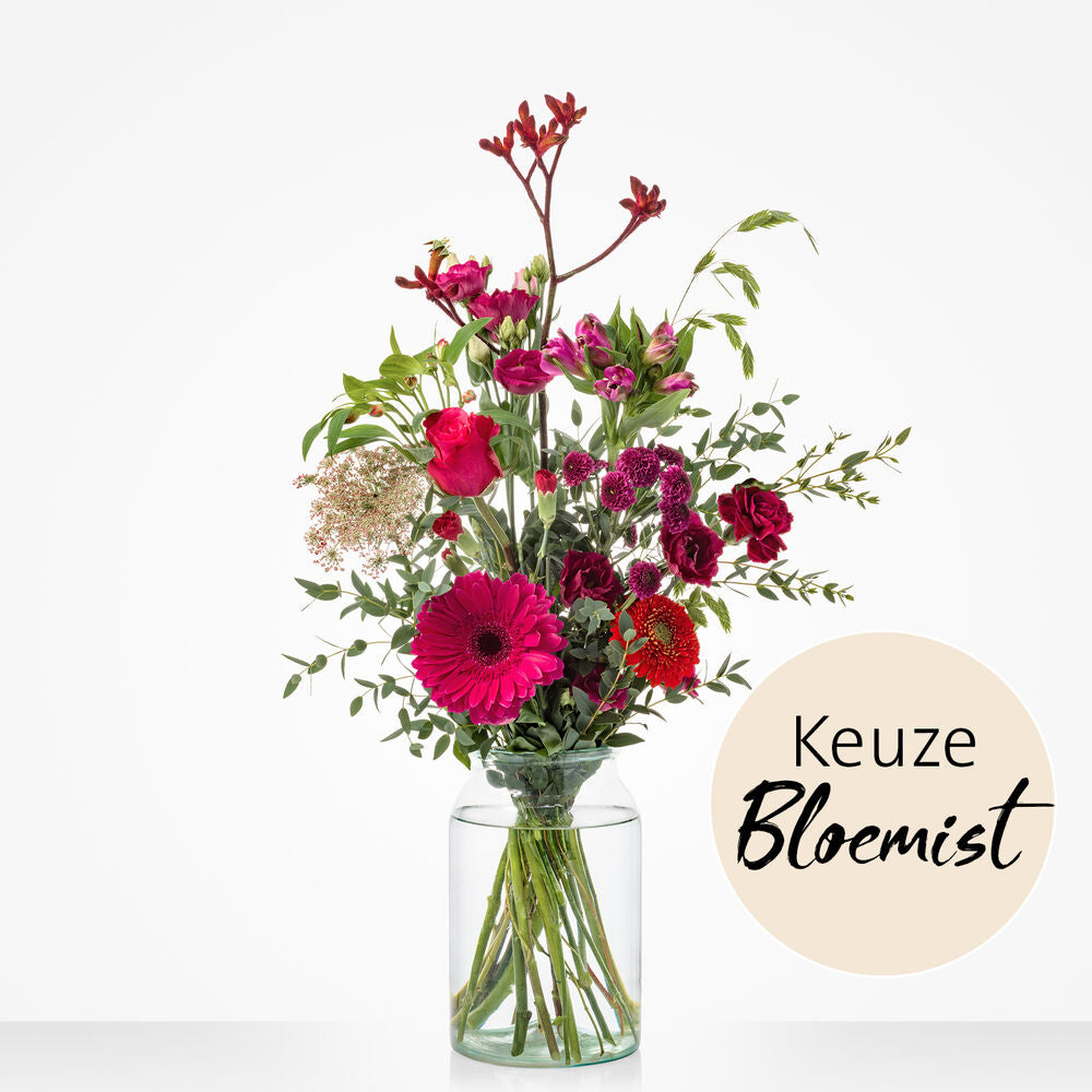 Red wildflower bouquet - Florist's Choice